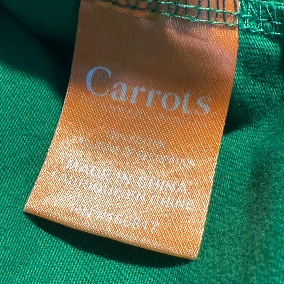 Anwar Carrots Digger Logo Green Tee T-Shirt in 100% Cotton Size Large - Picture 6 of 6